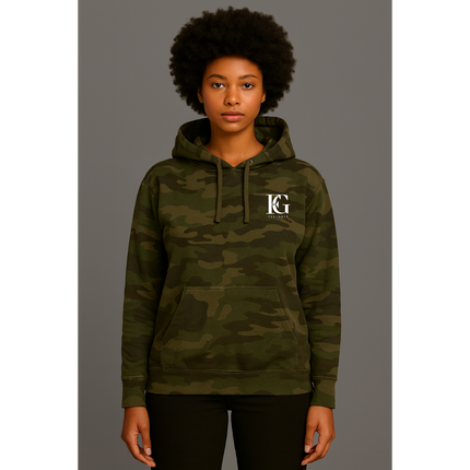 Women's Midweight Camo Hoodie