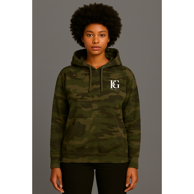 Women's Midweight Camo Hoodie