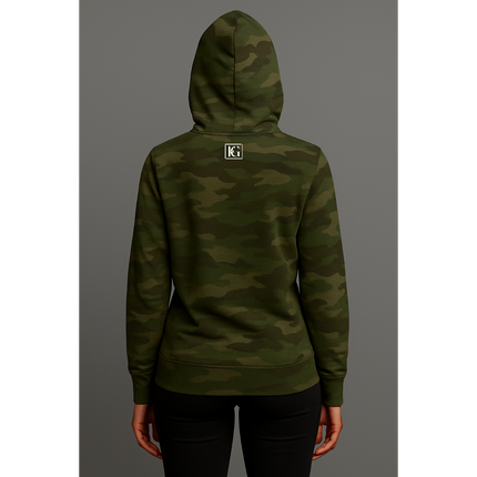 Women's Midweight Camo Hoodie