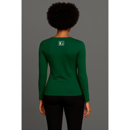 Women's Performance Long Sleeve V-Neck