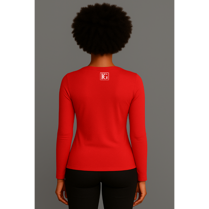 Women's Performance Long Sleeve V-Neck